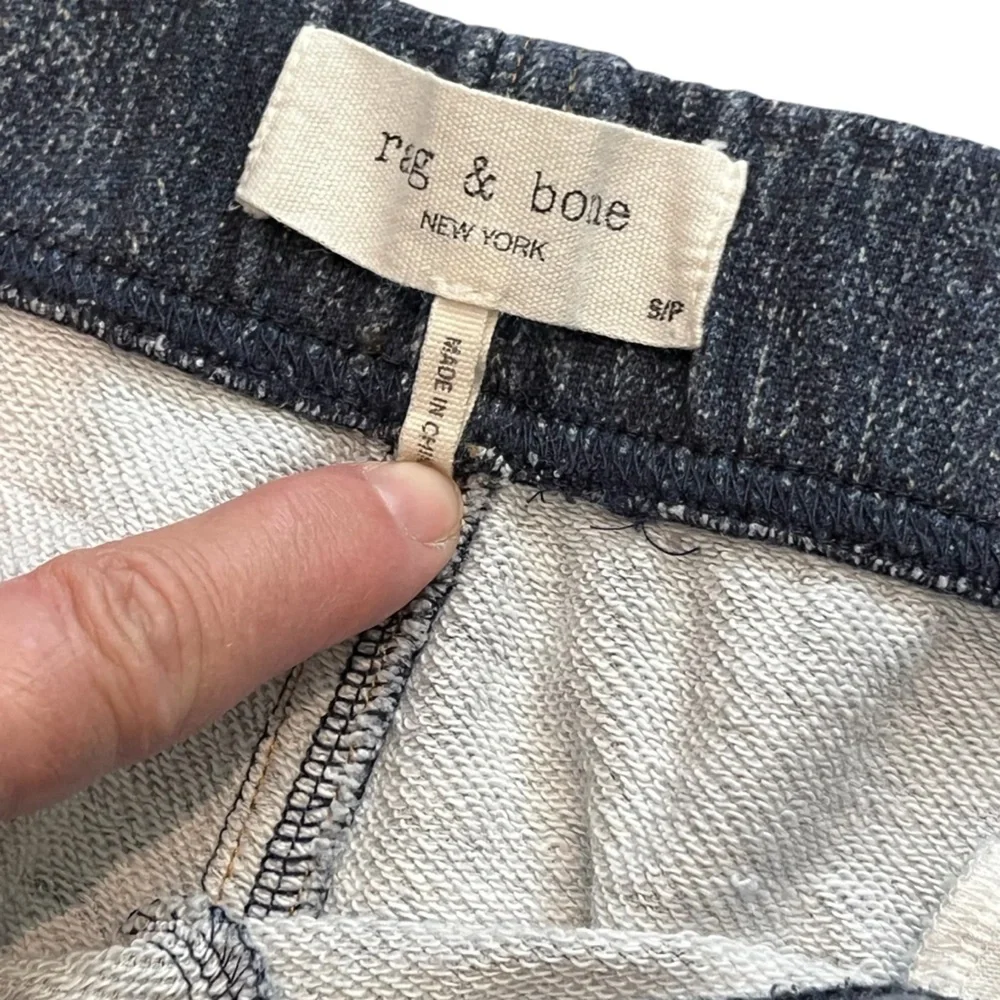 rag & bone Miramar Sweatpant Jeans Size S Elastic Waist Pull On Denim Look - Picture 12 of 15